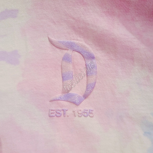 DISNEYLAND PASTEL PINK PURPLE TIEDYE SPIRIT JERSEY - Picture 4 of 4
